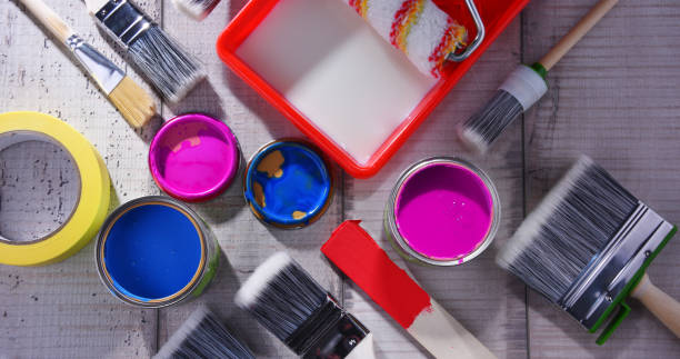 peinture caoutchouc coloré